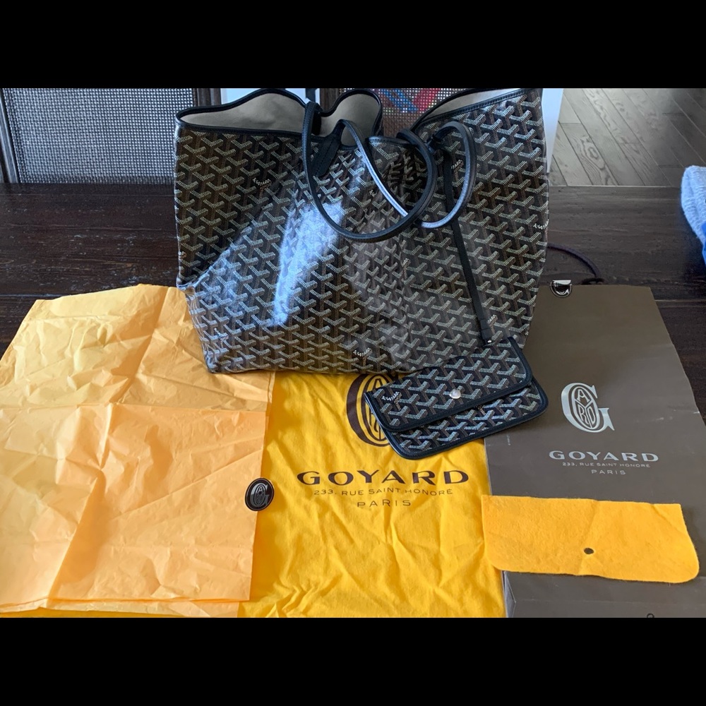 Gently used Authentic Goyard GM Black